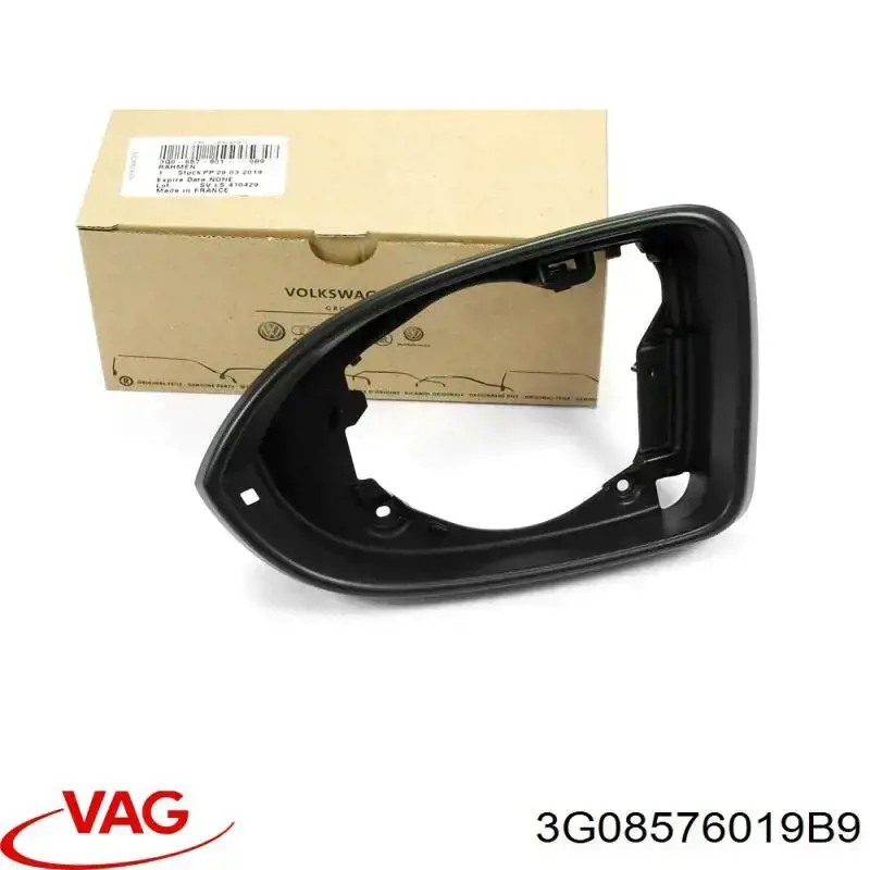 Накладка лівого бокового дзеркала VAG 3G08576019B9 ціна, від 26.01 USD