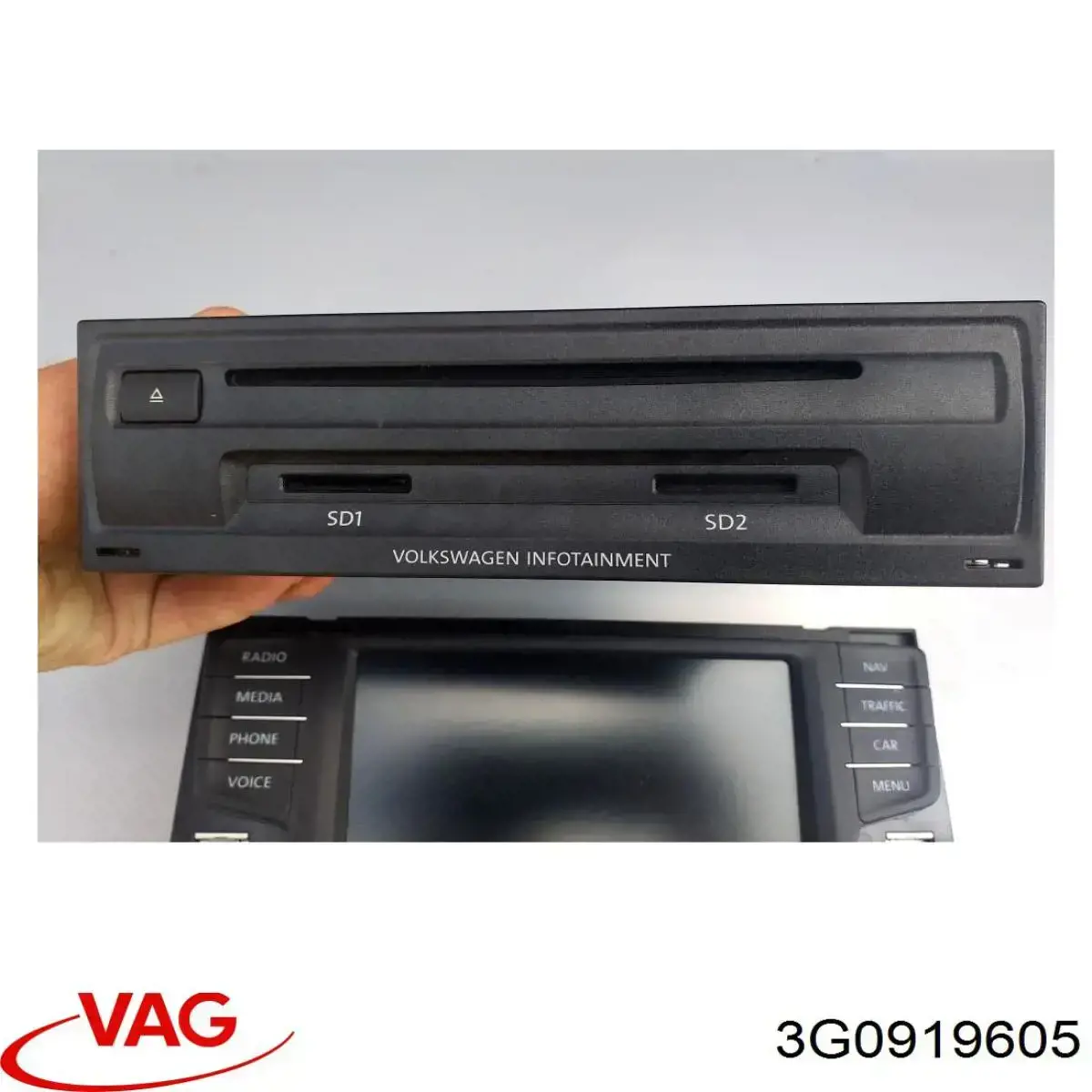 Дисплей бортового комп'ютера VAG 3G0919605 ціна, від 111.41 USD