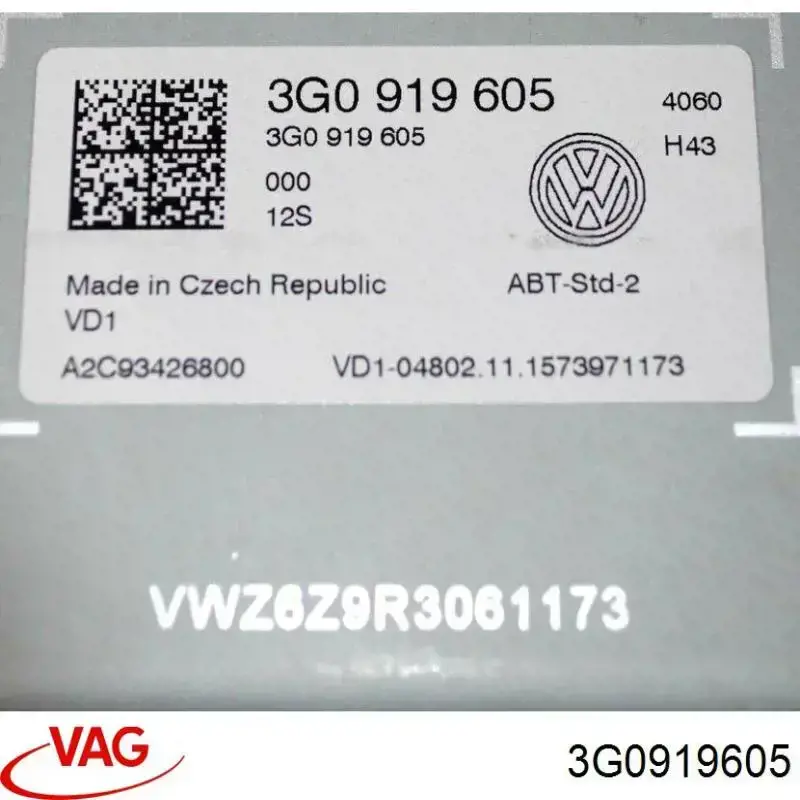 Купити 3G0919605 VAG Дисплей багатофункціональний
