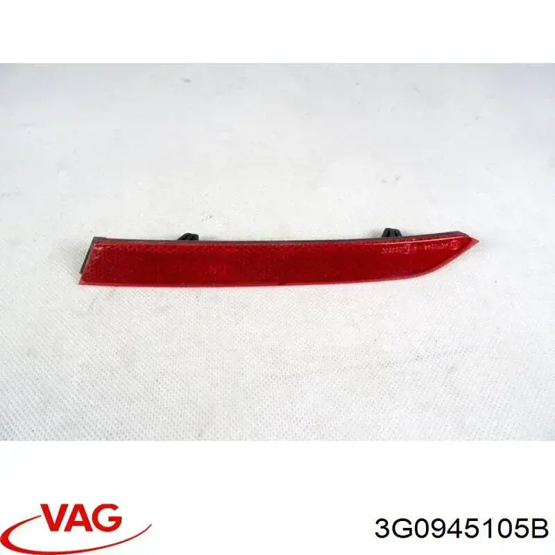 Лівий катафот заднього бампера Diamond/DPA 3G0945105B ціна, від 7.48 USD
