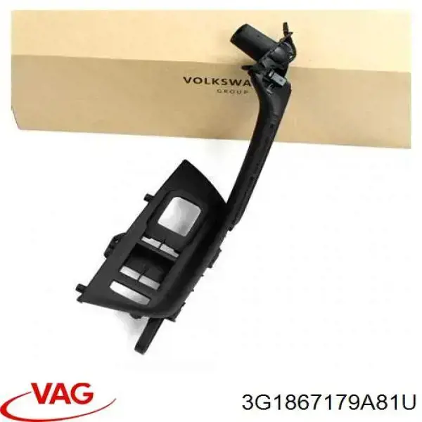 Купити 3G1867179A81U VAG Тримач зовнішньої ручки дверей, передньої лівої
