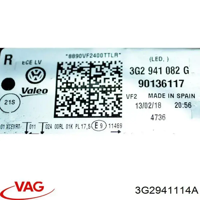 Купити 3G2941114A VAG 