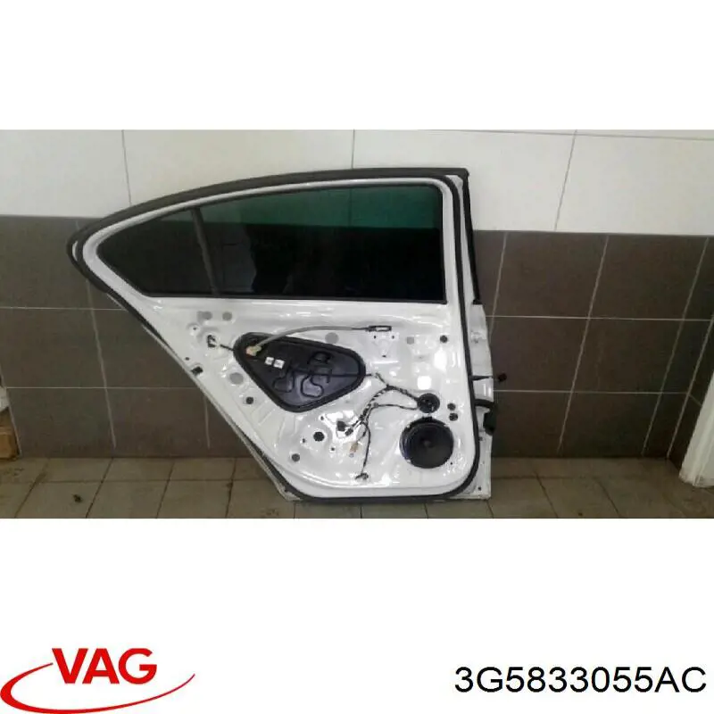 3G5833055AC VAG Двері пасажирськи задні ліві