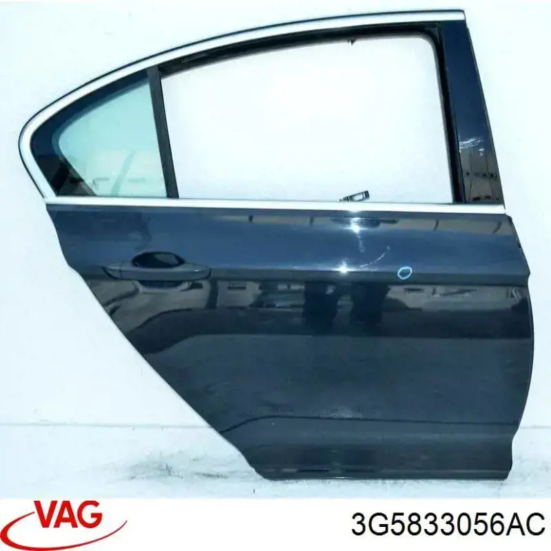 3G5833056AC VAG Двері пасажирські задні праві