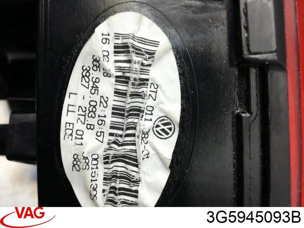 Купити 3G5945093B VAG Ліхтар задній лівий, внутрішній