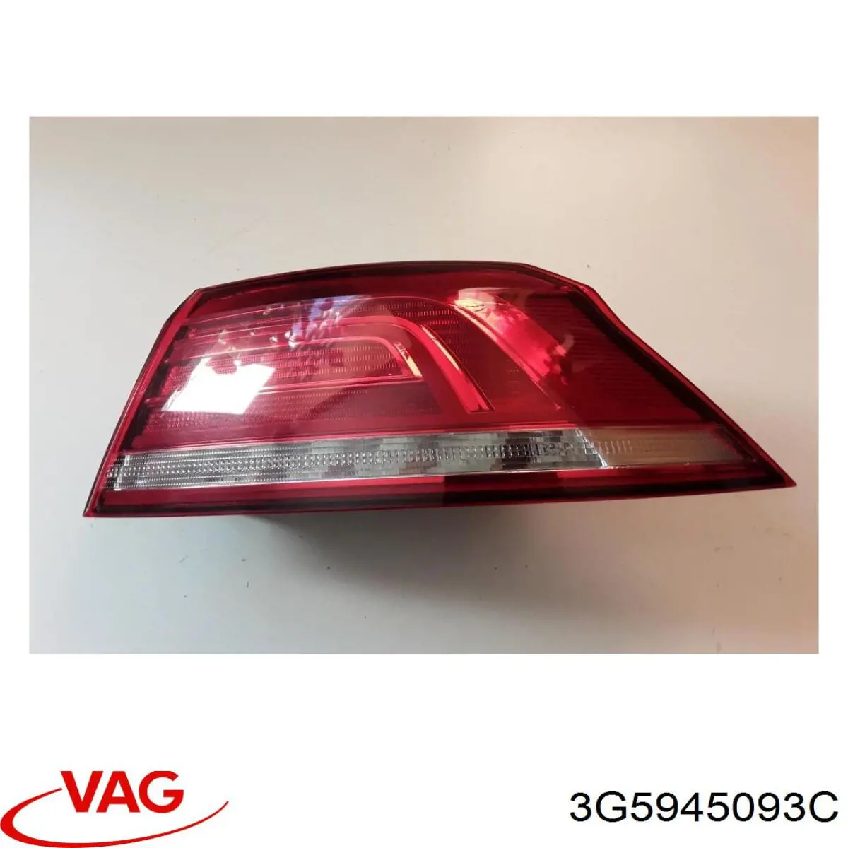 Ліхтар задній лівий, внутрішній 3G5945093C VAG