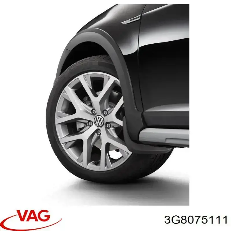 3G8075111 VAG Комплект передніх бризковиків