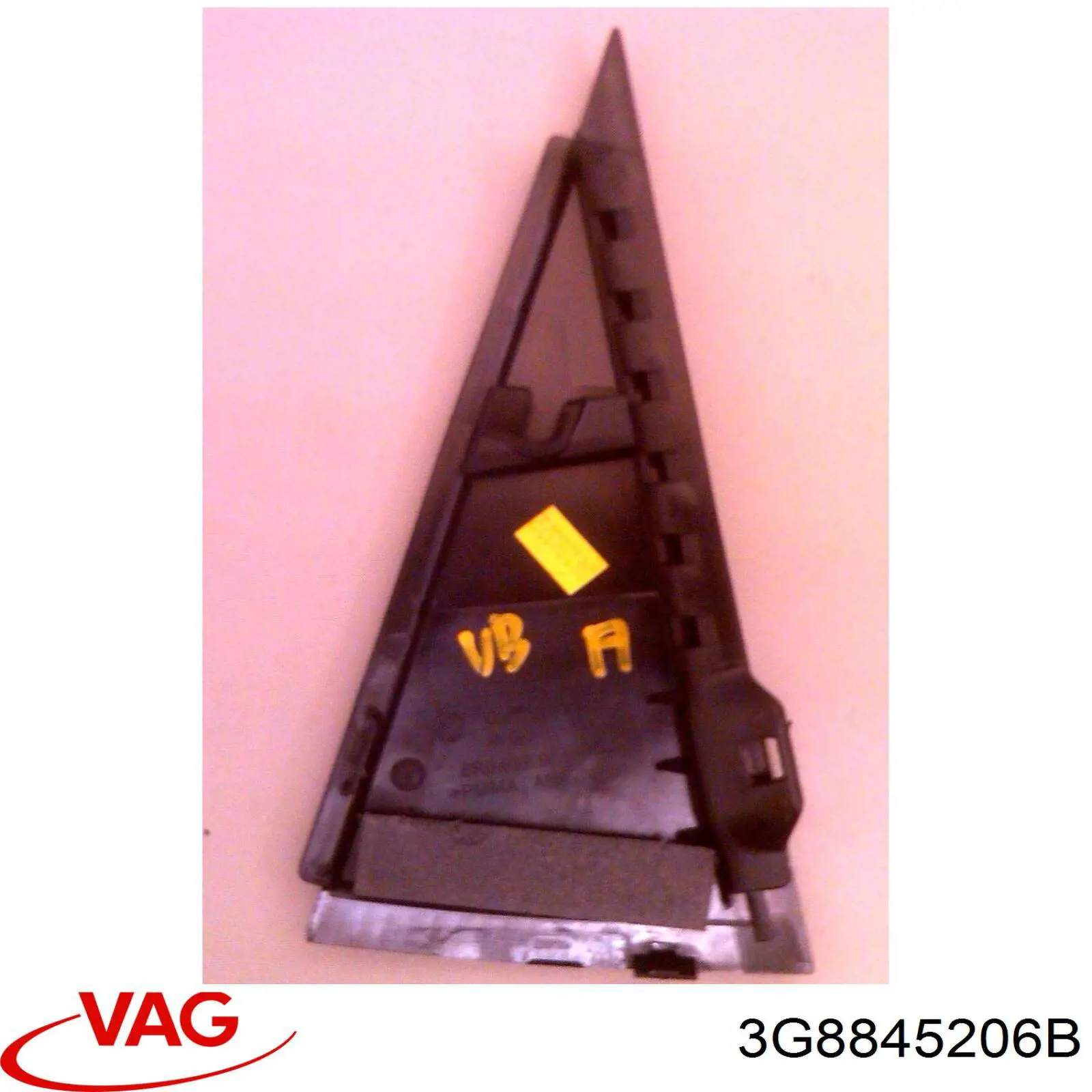 Купити 3G8845206B VAG Скло задніх дверей, правих