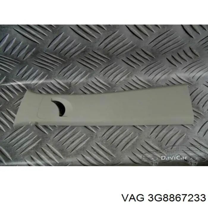 3G8867233 VAG Обшивка стійки кузова внутрішня, передня ліва