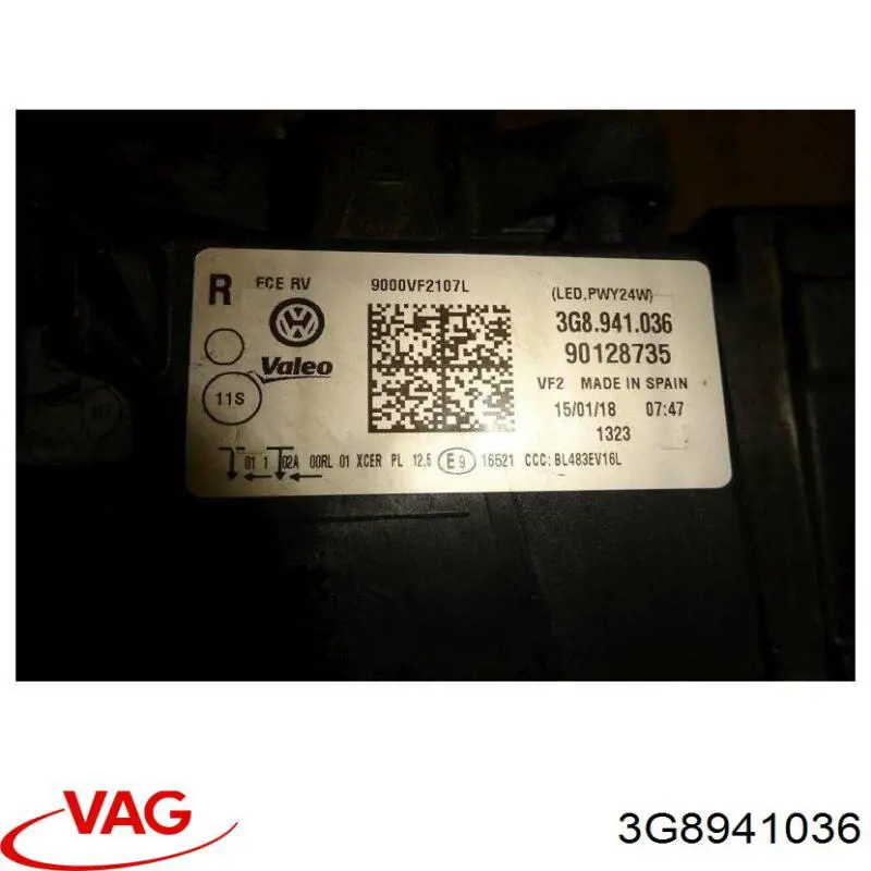 3G8941036 VAG 