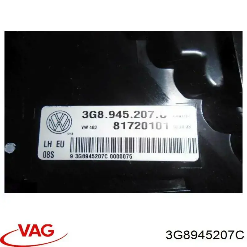 3G8945207C VAG Задній лівий зовнішній ліхтар