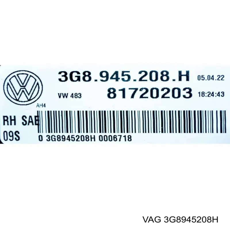 Ліхтар задній правий, зовнішній VAG 3G8945208H ціна, від 110.22 USD