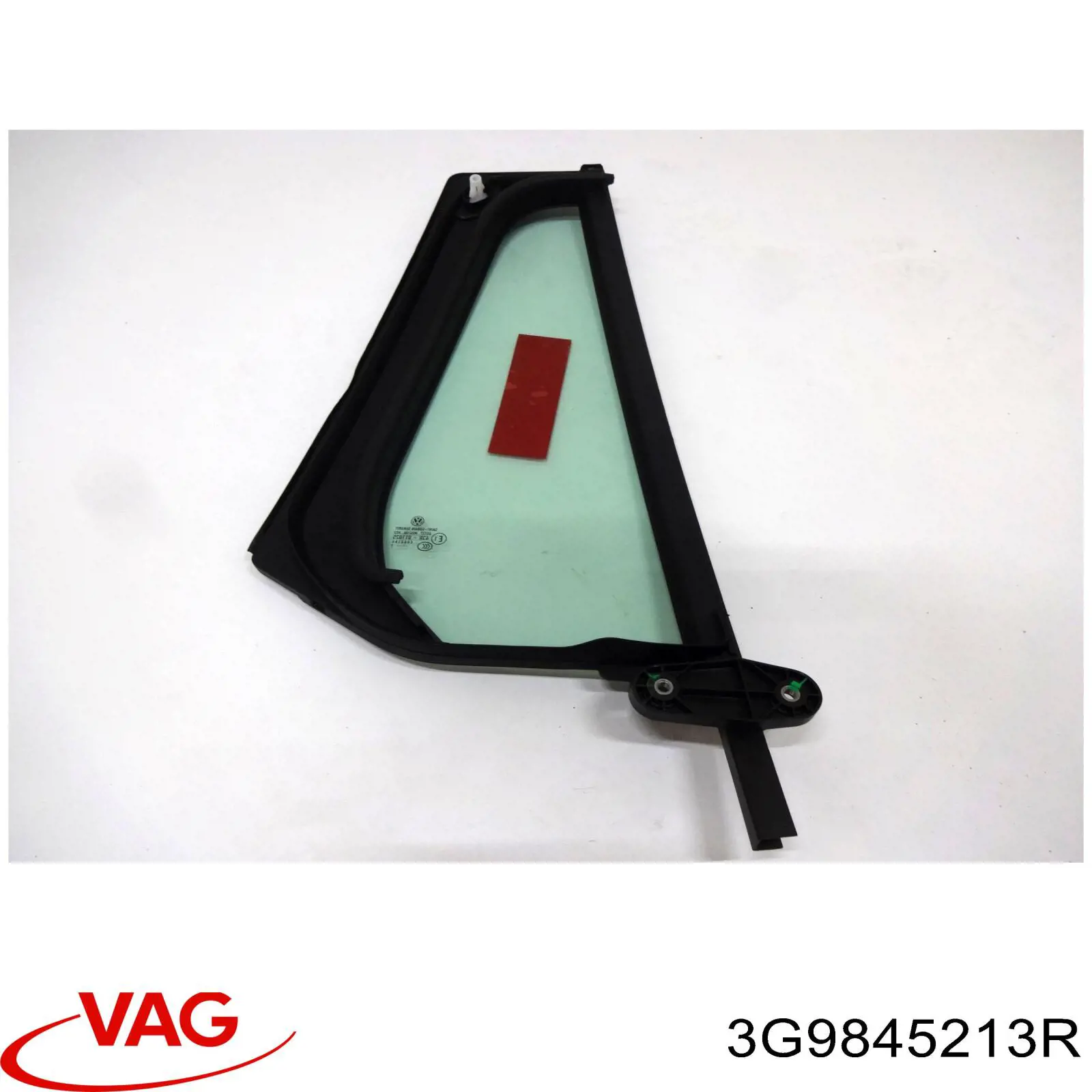 Скло-кватирка двері, задній, лівою VAG 3G9845213 ціна, від 28.18 USD