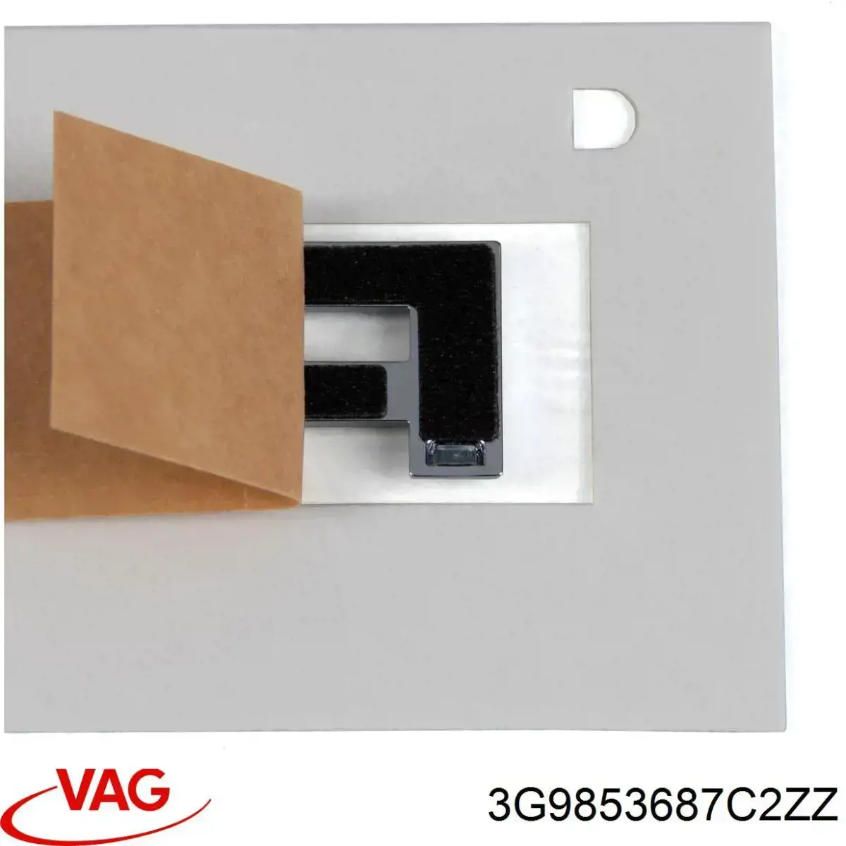 Купити 3G9853687C2ZZ VAG Емблема кришки багажника, фірменнийзначок