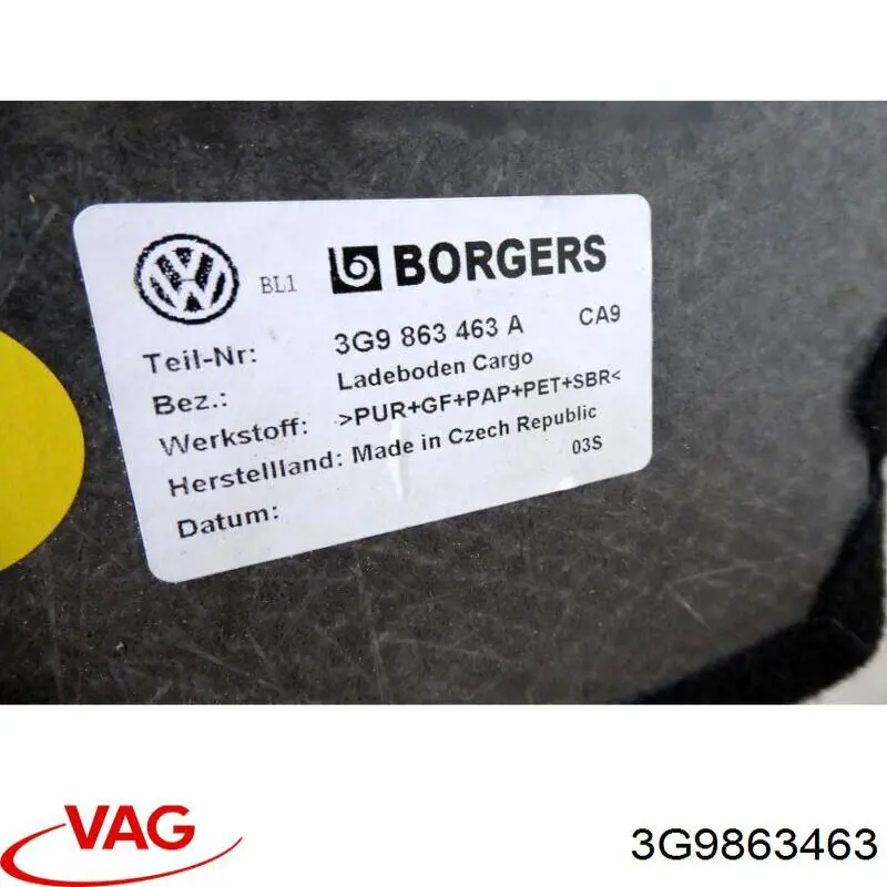3G9863463 VAG 