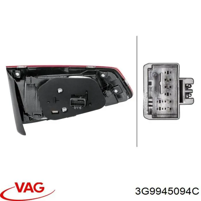 Стоп задній VAG 3G9945094C ціна, від 200.11 USD