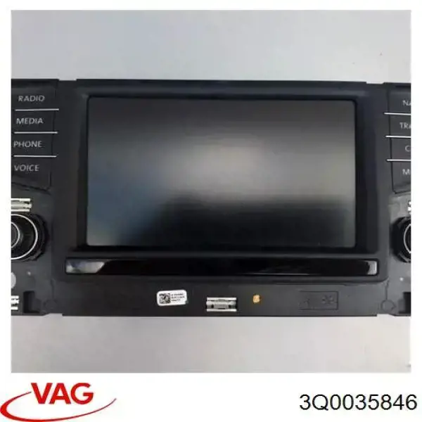 Магнітола (радіо AM/FM) VAG 3Q0035846 ціна, від 327.43 USD