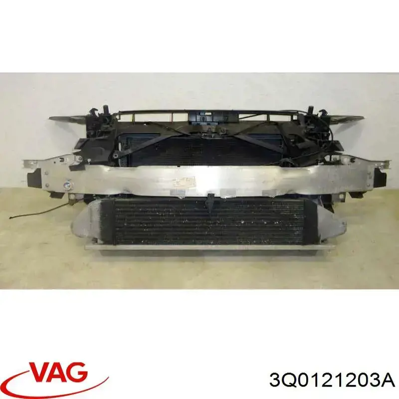 Купити 95D3231 Polcar Дифузор радіатора охолодження, в зборі з двигуном і крильчаткою