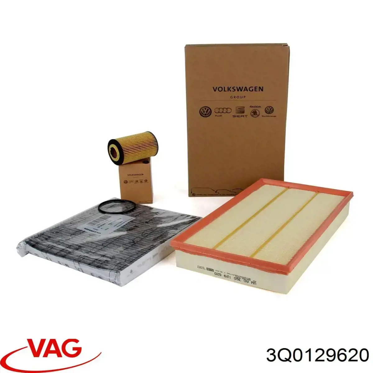 Елемент повітряного фільтра VAG 3Q0129620 ціна, від 17.32 USD