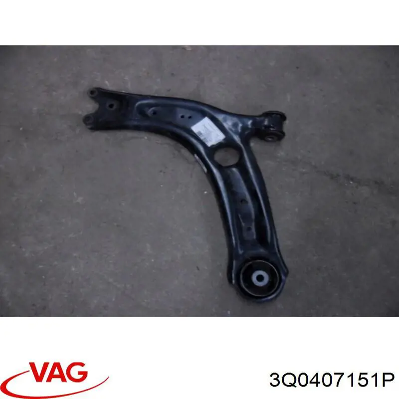 Купити 3Q0407151P VAG Лівий важіль передній нижній підвіски
