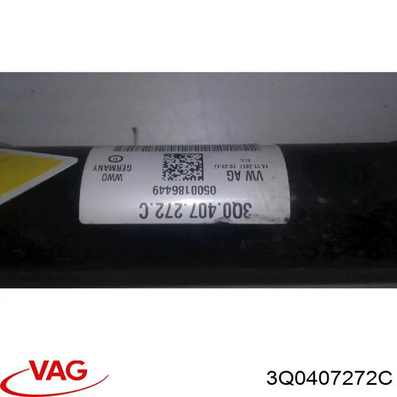 3Q0407272C VAG Привід передній правий