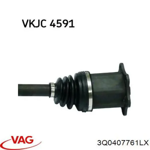 Привід передній лівий VAG 3Q0407761LX ціна, від 129.80 USD