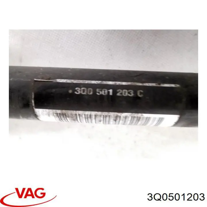 Піввісь задня, ліва 3Q0501203 VAG