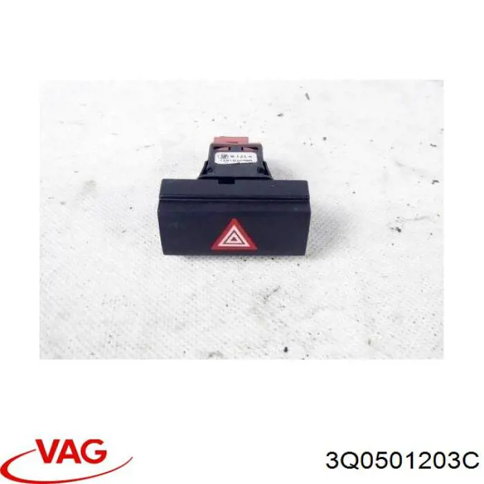3Q0501203C VAG Піввісь задня, ліва