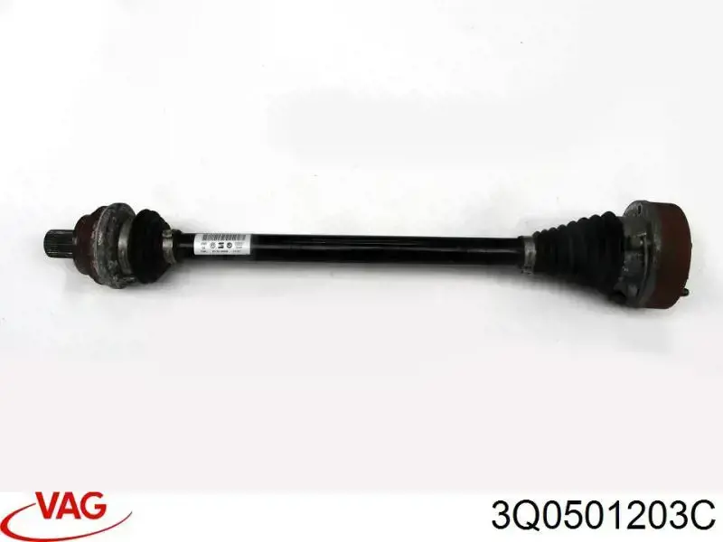 Піввісь задня, ліва VAG 3Q0501203C ціна, від 88.69 USD