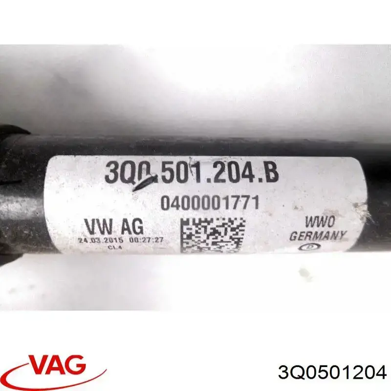 Піввісь задня, права VAG 3Q0501204 ціна, від 36.68 USD