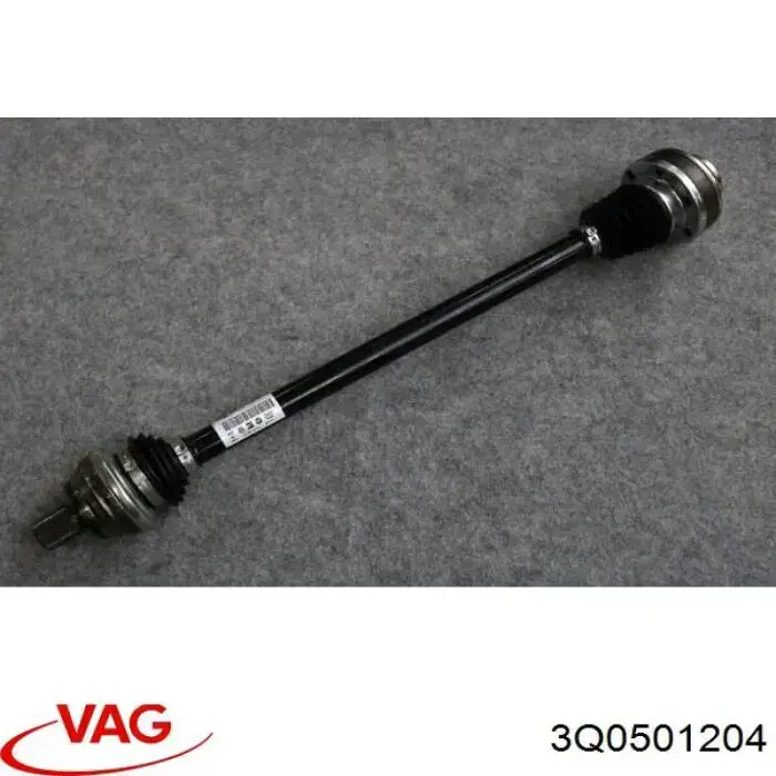 Піввісь задня, права VAG 3Q0501204 ціна, від 36.68 USD