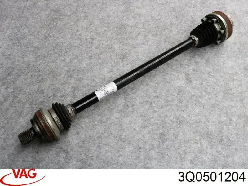 Піввісь задня, права 3Q0501204 VAG
