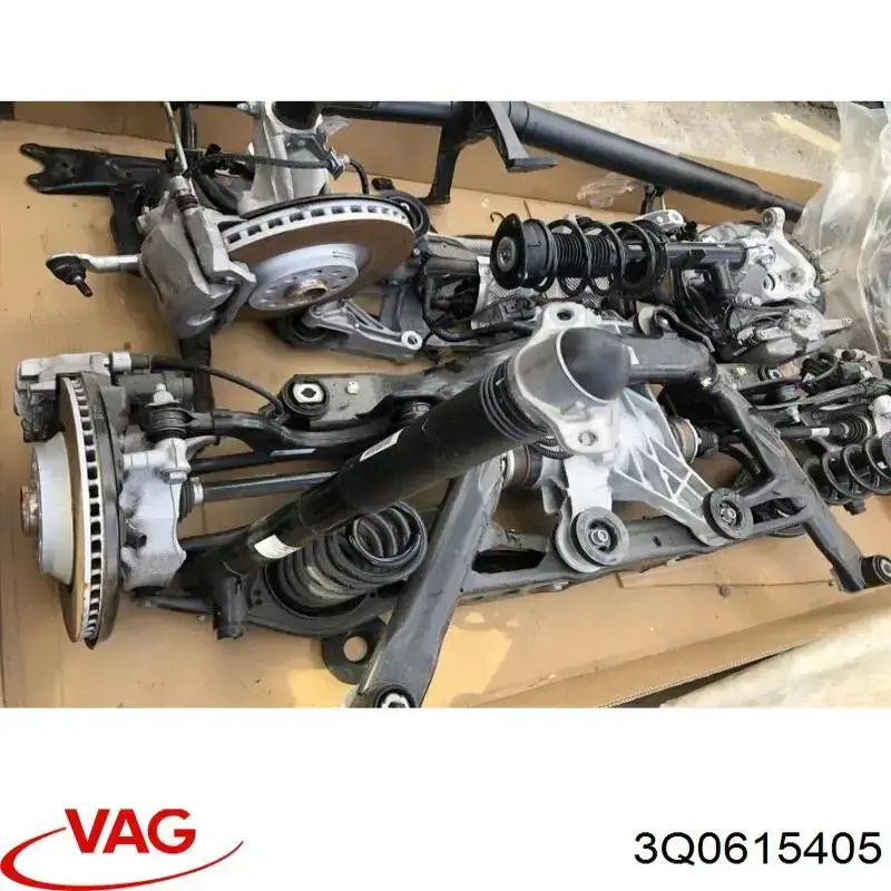 Купити 3Q0615405M VAG Супорт задній лівий