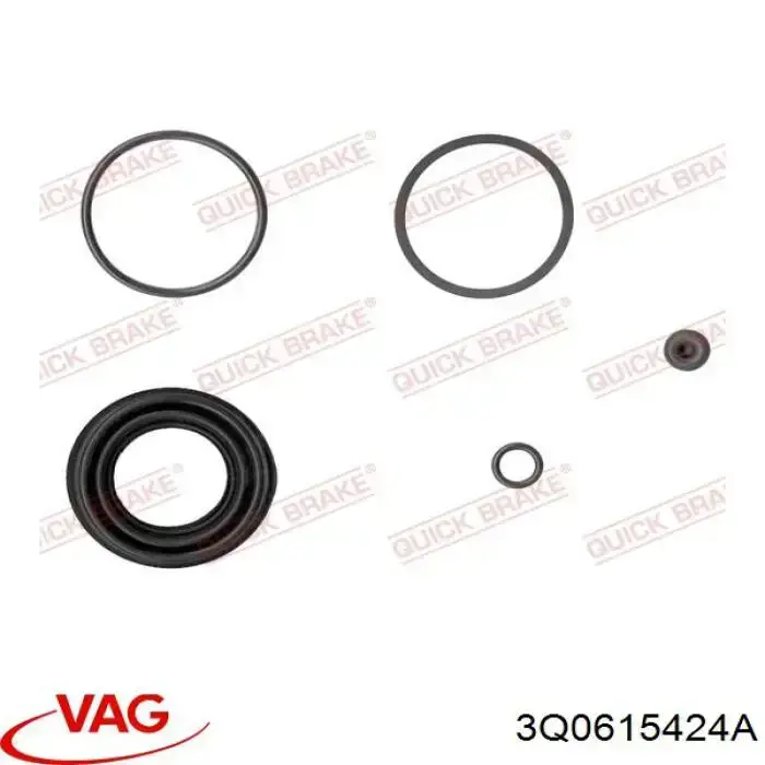 Супорт гальмівний задній правий VAG 3Q0615424AX
