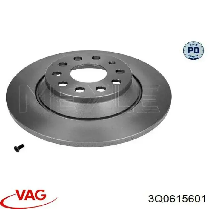 Задні дискові гальма VAG 3Q0615601 ціна, від 9.83 USD