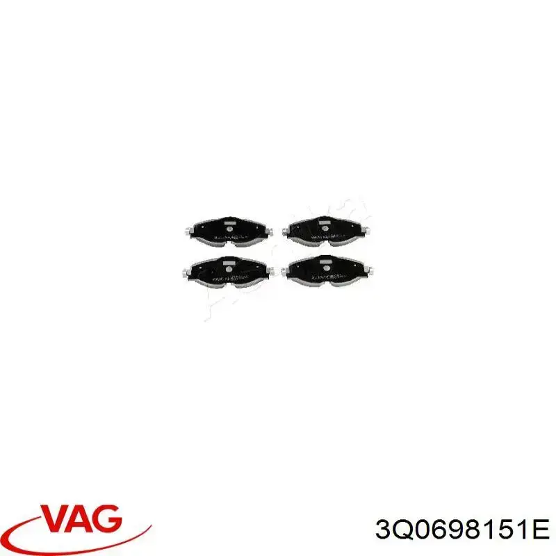 Гальмівні колодки VAG 3Q0698151E ціна, від 48.45 USD