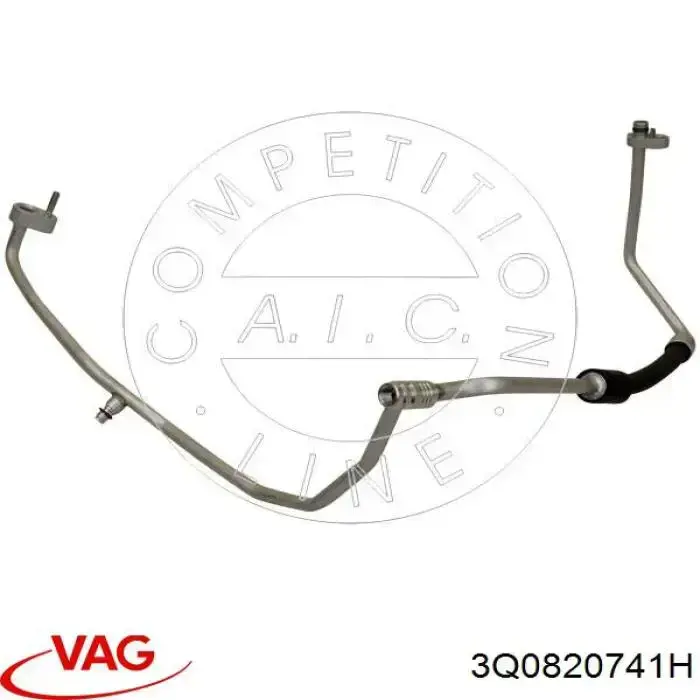 Шланг кондиціонера, від радіатора до випарника VAG 3Q0820741H ціна, від 25.83 USD