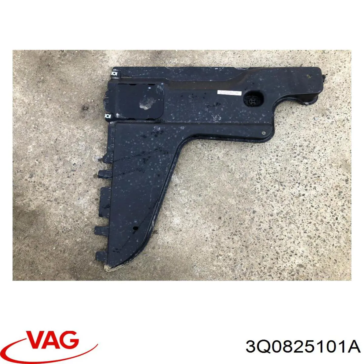 Захист днища, задній лівий VAG 3Q0825101A ціна, від 12.43 USD