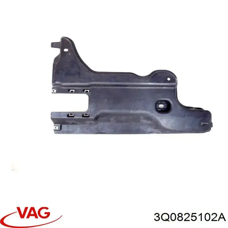 Захист днища, задній правий VAG 3Q0825102A ціна, від 8.87 USD