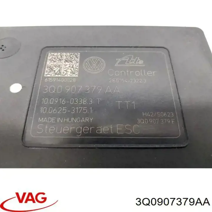 Модуль (блок ЕБУ) управління АБС (ABS) VAG 3Q0907379AA ціна, від 63.33 USD