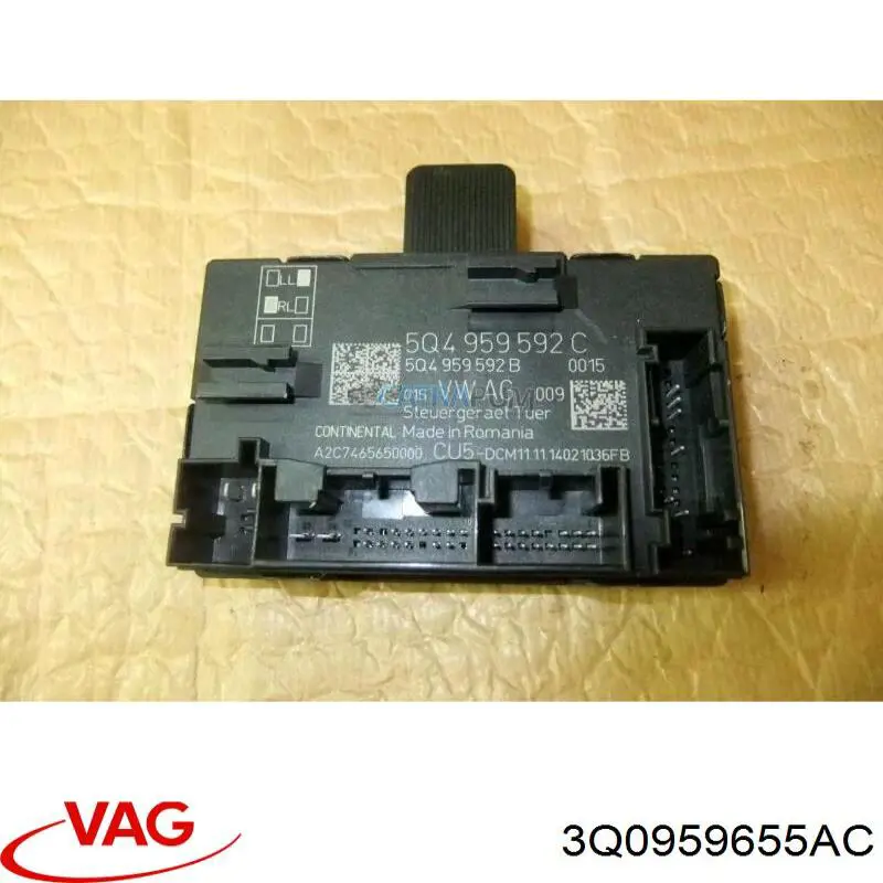 Купити 3Q0959655AC VAG Модуль-процесор керування подушки безпеки