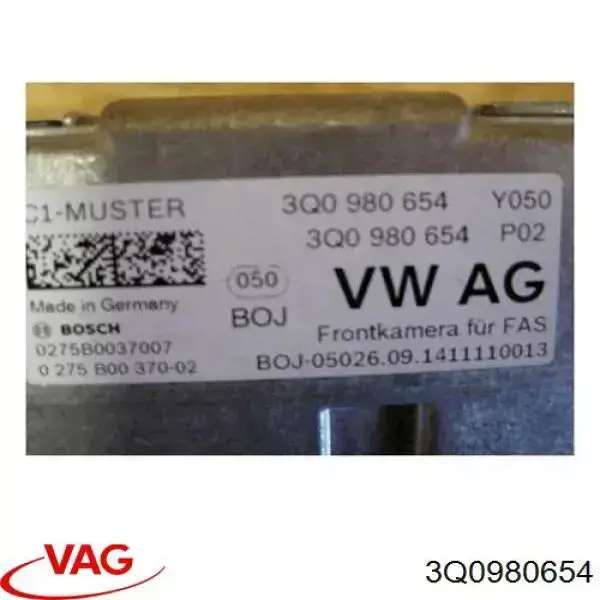 Купити 3Q0980654 VAG Камера системи забезпечення видимості