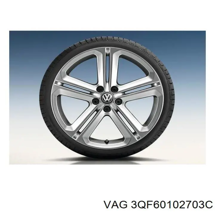 Диски колісні (штамповані) VAG 3QF60102703C ціна, від 82.35 USD