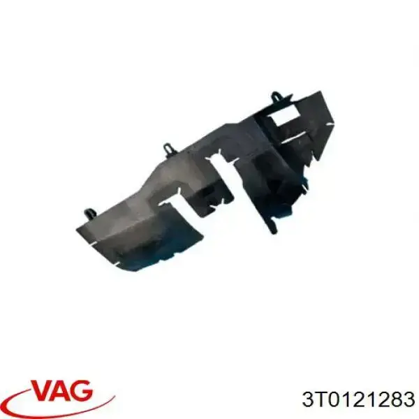 Повітропровід (дефлектор) радіатора, лівий VAG 3T0121283 ціна, від 8.89 USD