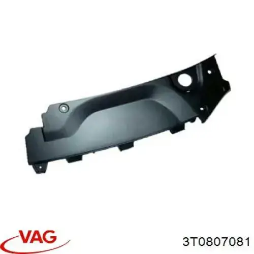 Купити 3T0807081 VAG Накладка верхня передньої панелі/супорту радіатора