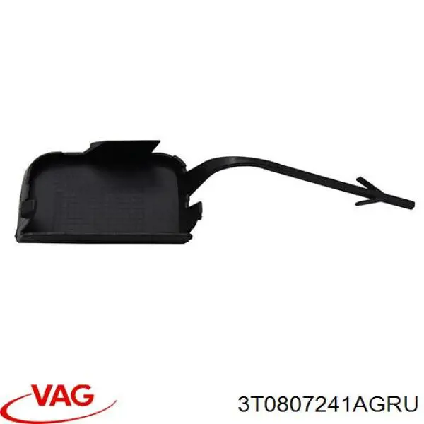 3T0807241AGRU VAG Заглушка бампера буксирувального гака, передня