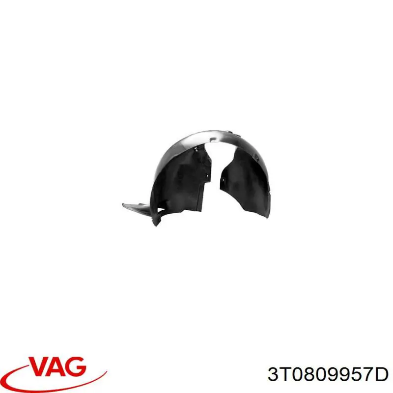 Підкрилок переднього крила, лівий VAG 3T0809957D ціна, від 62.73 USD