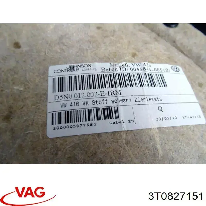  VAG 3T0827151
