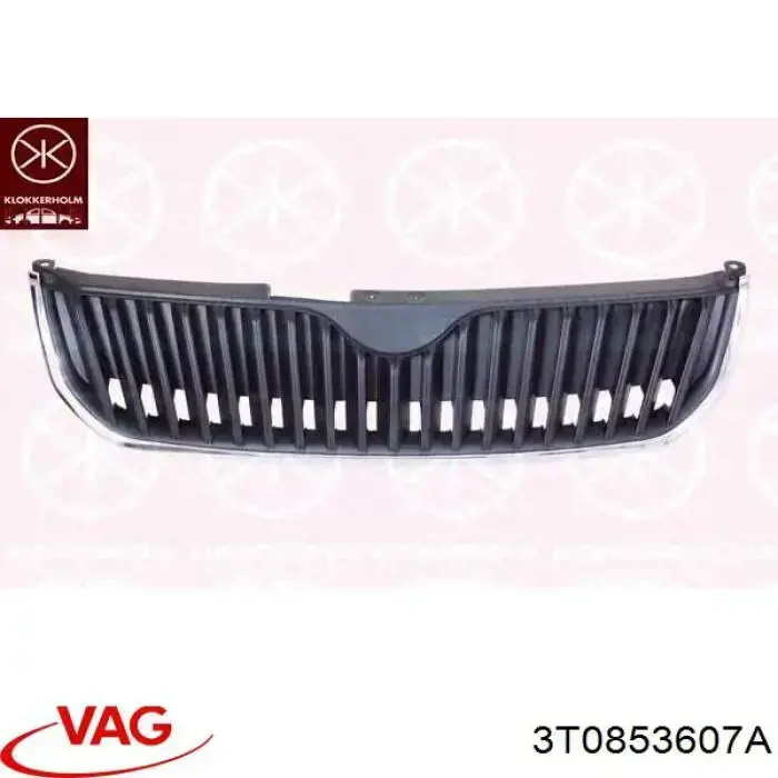 Молдинг решітки радіатора, нижній VAG 3T0853607A ціна, від 17.78 USD
