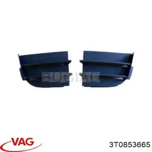 Купити 3T0853665 VAG Решітка переднього бампера, ліва